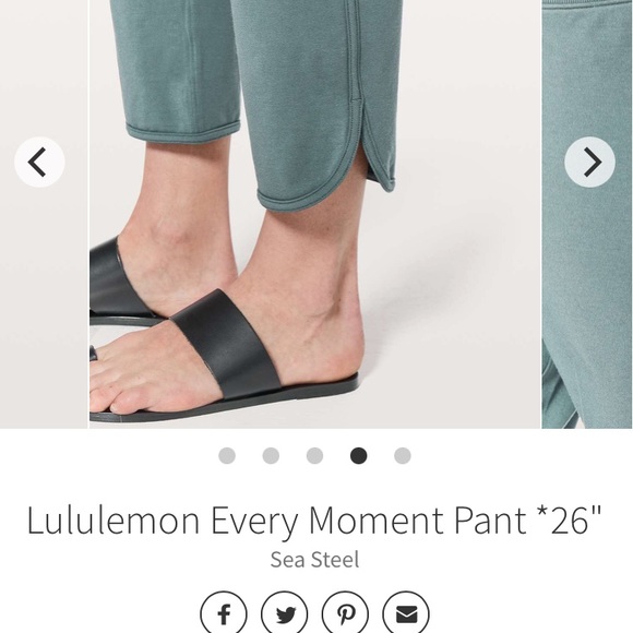 Every moment pants Lululemon sea steel 4! - Picture 3 of 8